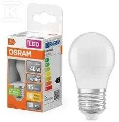 Osram 4,9W LED lemputė LED STAR CLASSIC P 40 FR, E27, 2700K
