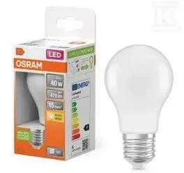 LED lemputė OSRAM, A60, E27, 5,5 W, 470 lm, 2700 K