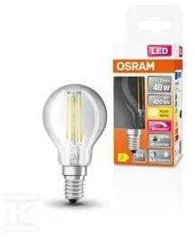 Osram 3,4W LED lemputė LED SUPERSTAR PLUS, E14, skaidri, 2700K, dimeriuojama