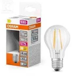 Osram 7,5W LED lemputė LED SUPERSTAR PLUS, E27, skaidri, 2700K, dimeriuojama