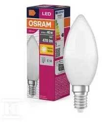 LED lemputė OSRAM, B11, šiltai balta, E14, 5,7 W, 470 lm