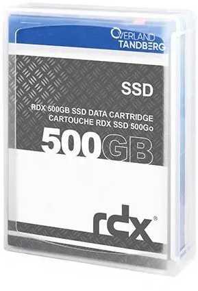 Kietasis diskas Dysk zewnętrzny SSD TandBerg RDX 8665-RDX 500GB Juodai-Oranžinė
