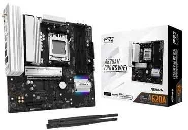Asrock A620AM Pro RS WiFi AMD A620A Socket AM5 micro ATX