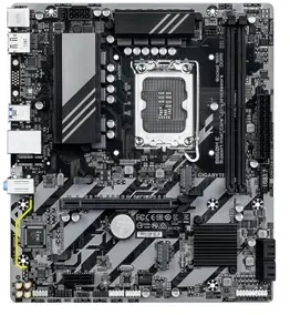 Pagrindinė plokštė „Gigabyte B860M E“ | Procesorių šeima „Intel“ | Procesoriaus lizdas LGA1851 | DDR5 | Palaikomos standžiojo disko sąsajos SATA, M.2 | SATA jungčių skaičius: 4