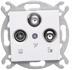 Panasonic 90963653 Karre Lizdas Tv-2xsat, Kolor Baltas / 90963653