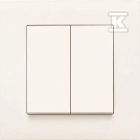 Panasonic Karre 2 klavišų potinkinis jungiklis, baltas, 10A, 250V (90963602)