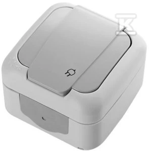 Panasonic GN.1-KR. Z/U KLAPKA IP54 PILKA PALMIYE