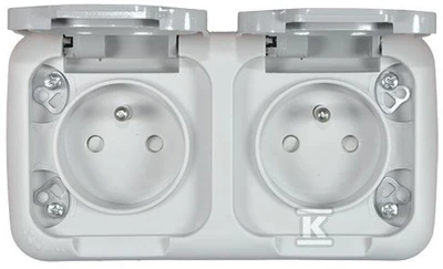 Panasonic GN.2-KR. Z/U KLAPKA IP54 PILKA PALM