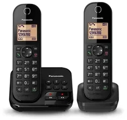 Panasonic belaidis telefonas su AB KX-TGC422GB Duo - juodas