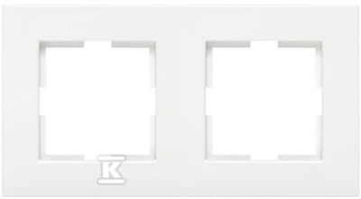 Panasonic KARRE baltas, dvivietis rėmelis (90960261)