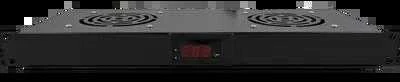 Alantec Panel wentylacyjny 19'' 1U su termostatu (SA-F-1U-2-T-C)