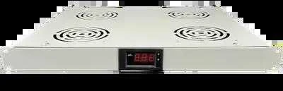 Alantec Vėdinimo skydelis 19'' 1U 4 oras, termostatas, pilka (SA-F-1U-4-TS)