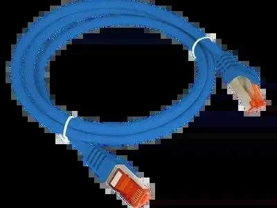 Patch-cord F/UTP kat.6 PVC 5.0m mėlyna ALANTEC