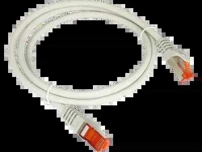 Patch-cord S/FTP kat.6A LSOH 0.25m pilka ALANTEC