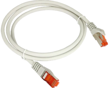 Patch-cord S/FTP kat.6A LSOH 0.25m pilka ALANTEC