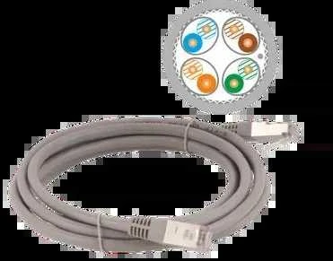 Alantec Patch-cord S/FTP kat.6A LSOH 10.0m pilka (KKS6ASZA10.0)