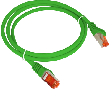 Patch-cord S/FTP kat.6A LSOH 2.0m žalia ALANTEC