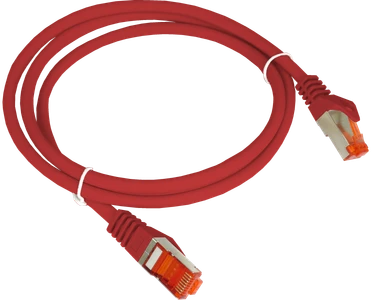 Patch-cord S/FTP kat.6A LSOH 3.0m raudona ALANTEC