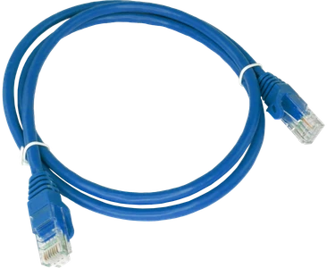 Patch-cord U/UTP kat.6 PVC 3.0m mėlyna ALANTEC