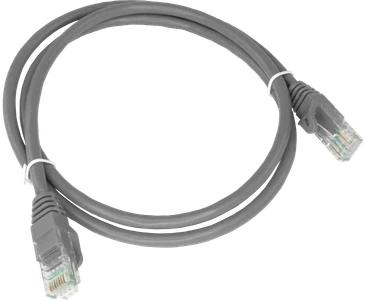 Patch-cord U/UTP kat.6A LSOH 0.25m pilka ALANTEC