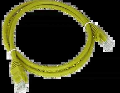 Patch-cord U/UTP kat.6A LSOH 1.0m geltona ALANTEC