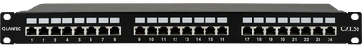 Q Lantec Patchpanel STP cat.5e 19 colių 1U 24xRJ45 LSA