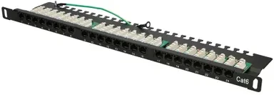 EXTRALINK 0.5U 24 prievadų CAT6 UTP pataisų skydelis