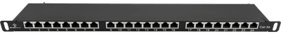 Alantec PK031 Patch panel OPTIMUM STP cat.5e 24 jungtys 0.5U 19"