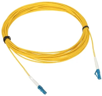 LANBERG šviesolaidinis laidas SM LC/UPC-LC/UPC simplex 10m LSZH g657a1 3.0mm geltonas