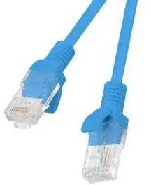 Lanberg 10-Pack Patchcord kat.6 UTP 1,5m mėlyna Fluke Pased