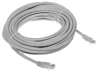 LANBERG PCU6-10CC-1000-S Lanberg Patchcord RJ45 kat. 6 UTP 10m pilkas