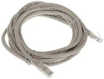 Lanberg Patchcord RJ45 kat. 6 UTP 3m Pilka, 10 vnt
