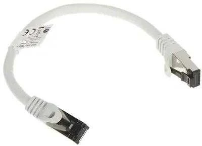 LANBERG patchcord kat.8.1 S/FTP LSZH CU 0.25m pilkas