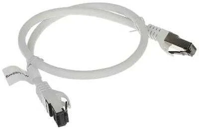 LANBERG patchcord cat.8.1 S/FTP LSZH CU 0.5m pilkas