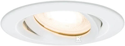 Paulmann Premium Nova įleidžiamas šviestuvas IP65 kilnojamas maks. 1x35W GU10/GU5.3 51mm balta/aliuminis