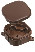 Pawbol A.0018BR Dėžė n/t hermetiška PH 92x92x44 spustelėkite tuščią IP54 rūda A.0018BR