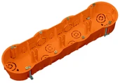 Pawbol Montavimo dėžutė 46mm 68mm Oranžinė 4 vietos gipso kartonui
