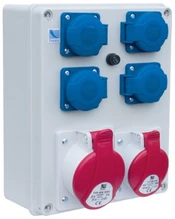 Pawbol Switchgear R-BOX 240 1x32A/5P 1x16A/5P 4x250V IP44 (B.1100-02)
