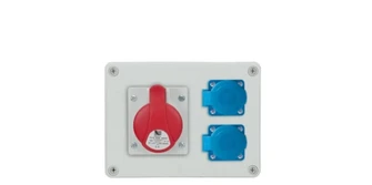 Pawbol Stacionarus skirstomasis įrenginys R-BOX 190 1x16A/5P 2x250V IP44 (B.1602)