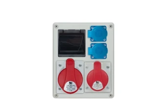Pawbol R-BOX 240 4S 1x32A/5P 1x16A/5P 2x250V išorinis rozetė su apsauginiu dangteliu IP44 B.1701