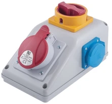 Pawbol Stacionarūs skirstomieji įrenginiai R-BOX KOMPAKT 1x32A/5P 2x250V, skirstomieji įrenginiai L/R B.325LP – B.325LP