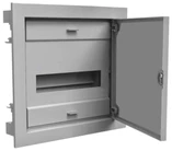 Pawbol 1x12 įleidžiama modulinė skirstomoji plokštė su metalinėmis durelėmis IP40 N+PE C.1512
