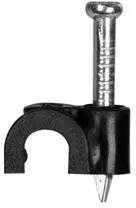 Juoda kabelio apkaba 10 mm su vinimi
