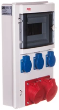 PCE Statybinis skirstomasis skydas LULIN 9mod, be 3x220V, 16A / 5P 32A / 5P 9017506W - 9017506W