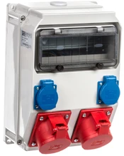 PCE 9036212W Pastato skirstomoji plokštė ADAMÓW 2X5P 32A 2xGS IP44 9036212W