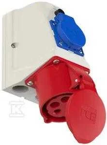 Pce GN.KOMBI 32A/5P/400V/230V SU PIN IP44