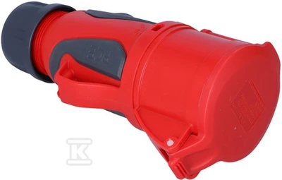 Pce SWITCH OUTLET 32A/5P/400V GRIP IP44