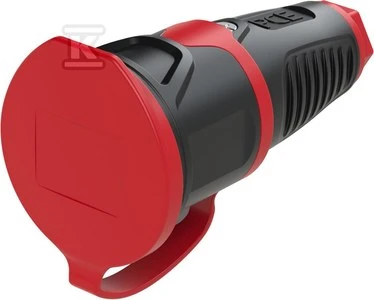 PCE Nešiojamas guminis lizdas su kištuku 16A 2P+Z SCHUKO 230V VDE IP54 TAURUS2 2511-sr