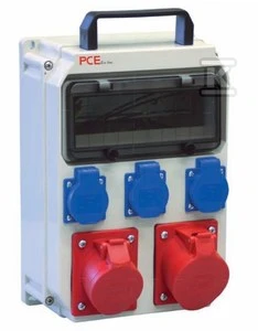PCE Nešiojamas skirstomasis skydas HEL 10M 32/5 16/5 3GS 230V IP54 ECOline* 90EKO001