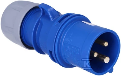 Pce PLUG FORWARD 16A/3P/230V SHARK IP44